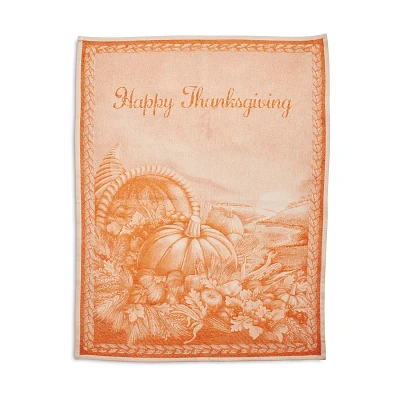 Sur La Table Happy Thanksgiving Jacquard Towel, 31" x 24"