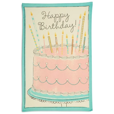 Sur La Table Happy Birthday Kitchen Towel, 28" x 18"