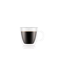 Bodum Bistro Double Wall Espresso Glasses, 5 oz., Set of 2