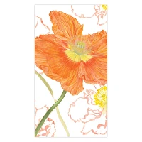 Poppy Field Guest Napkins, Set of 15