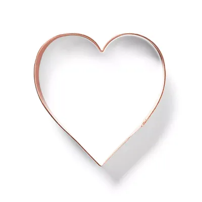 Sur La Table Heart Copper-Plated Cookie Cutter