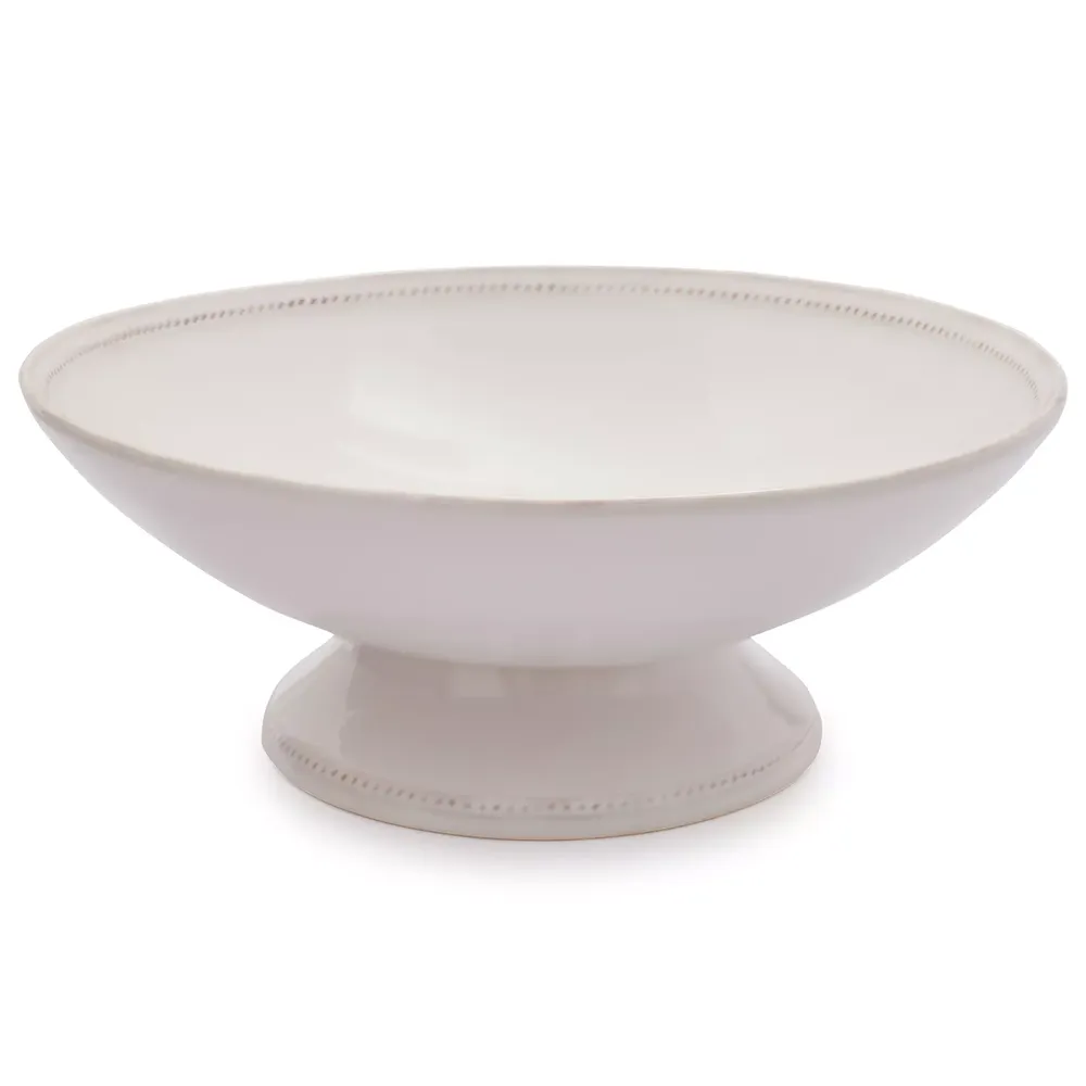 Sur La Table Pearl Stoneware Footed Compote