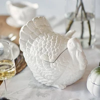 Sur La Table Embossed Turkey Tureen with Ladle