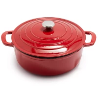 Sur La Table Enameled Cast Iron Round Wide Dutch Oven