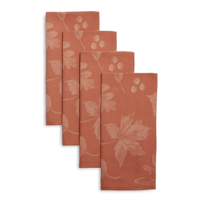 Sur La Table Fall Leaf Jacquard Napkins