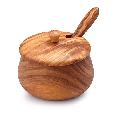 Sur La Table Olivewood Sugar Bowl