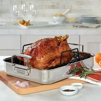 Viking Stainless Steel Roasting Pan with Rack