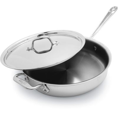 Sur La Table Classic 5-Ply Stainless Steel -Piece Cookware Set