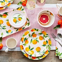 Sur La Table Citrus 12-Piece Dinnerware Set