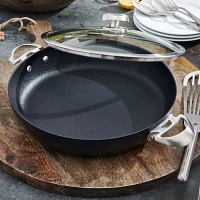 Scanpan Pro S+ Chef’s Pan with Lid, 4.25 Qt.