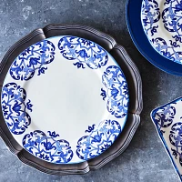 Sur La Table Blue Tile Dinner Plate