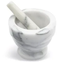 Sur La Table White Marble Mortars & Pestle