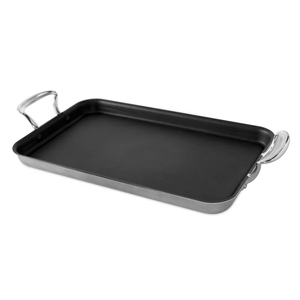 Nordic Ware Double Burner Ceramic Nonstick High-Sided Griddle, 18"x11"