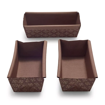 Regency 6" Loaf Paper Baking Mold, Set of 3