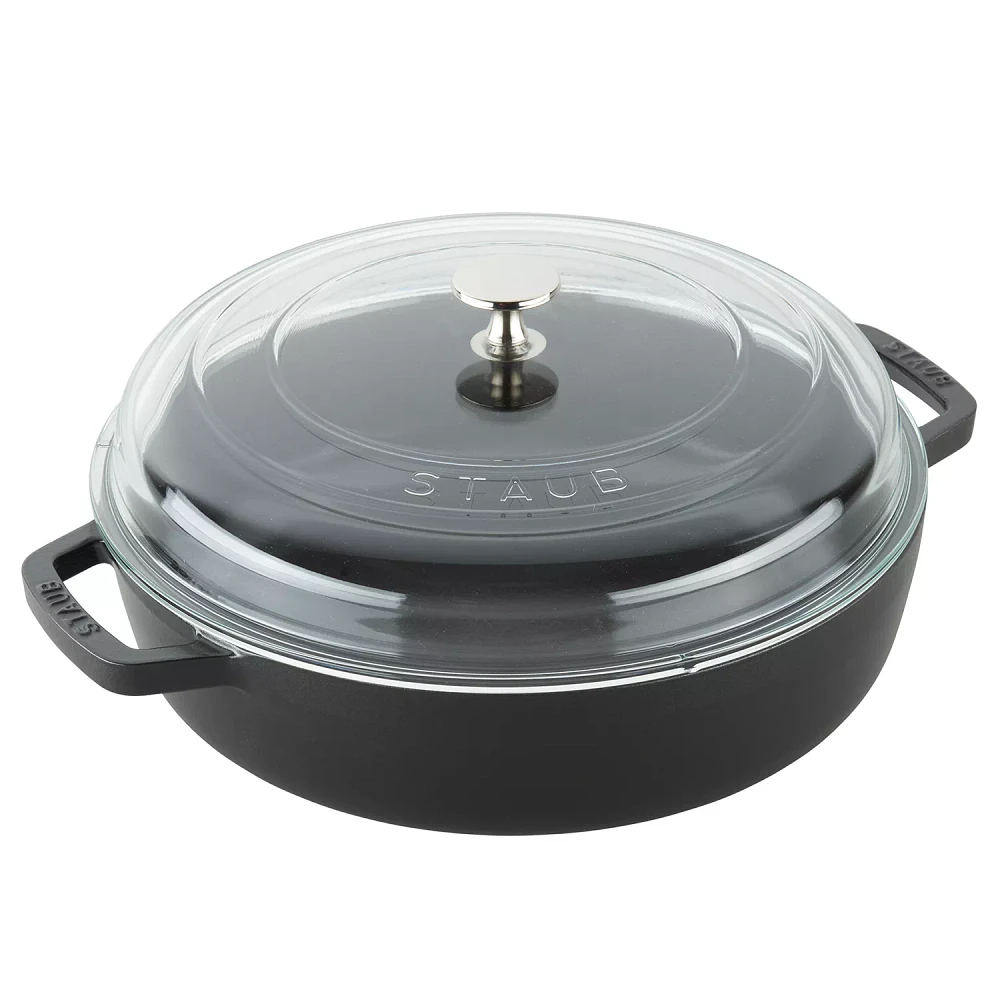 Staub Universal Deluxe Pan with Glass Lid, 4 qt.