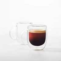 Sur La Table Double-Wall Double Espresso Glasses