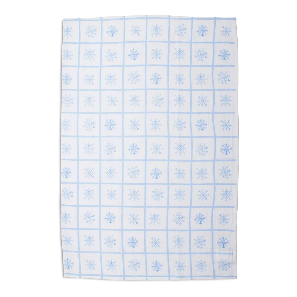 Sur La Table Snowflake Flour Sack Kitchen Towel, 30" x 20"