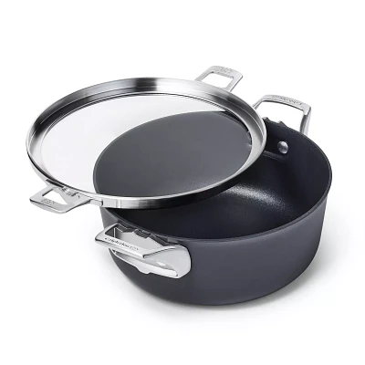 Calphalon Premier Space-Saving Hard Anodized Nonstick Dutch Oven, 5 Qt. 