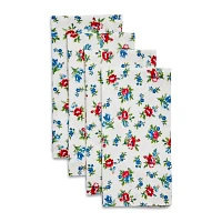 Sur La Table Summerhouse Floral Napkins, Set of 4