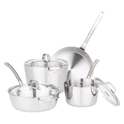 Viking Contemporary -Piece Stainless Steel Cookware set