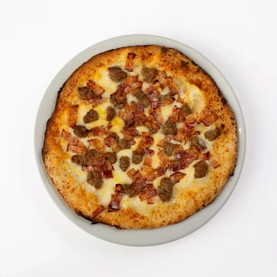 Katie's Pizza & Pasta Wood-Fired Sausage & Uncured Bacon Pizzas, Set of 2