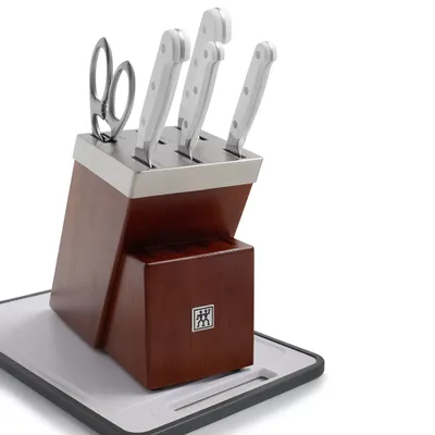 Zwilling J.A. Henckels Pro Le Blanc 7-Piece Self-Sharpening Knife Block Set