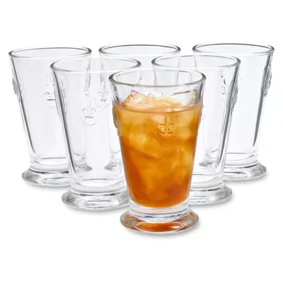 La Rochère Fleur-De-Lys Iced Tea Glasses