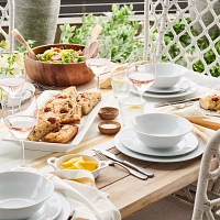 Sur La Table Bistro 24-Piece Dinnerware Set