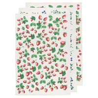 Berry Floursack Kitchen Towels, Set of 3