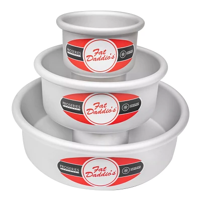 Fat Daddio’s Anodized Aluminum 3-Piece Round Pan Set