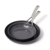 Sur La Table Classic Hard Anodized Ceramic Nonstick Skillet Set of 2