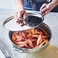 All-Clad D3 Stainless Steel Covered Sauté Pan