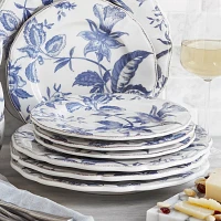 Sur La Table Italian Blue Floral Dinner Plate