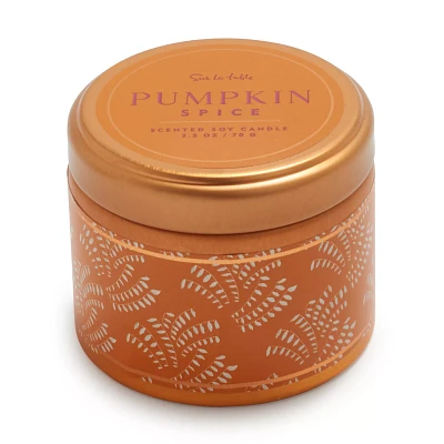 Sur La Table Tin Pumpkin Spice Soy Candle, 2.5 oz.