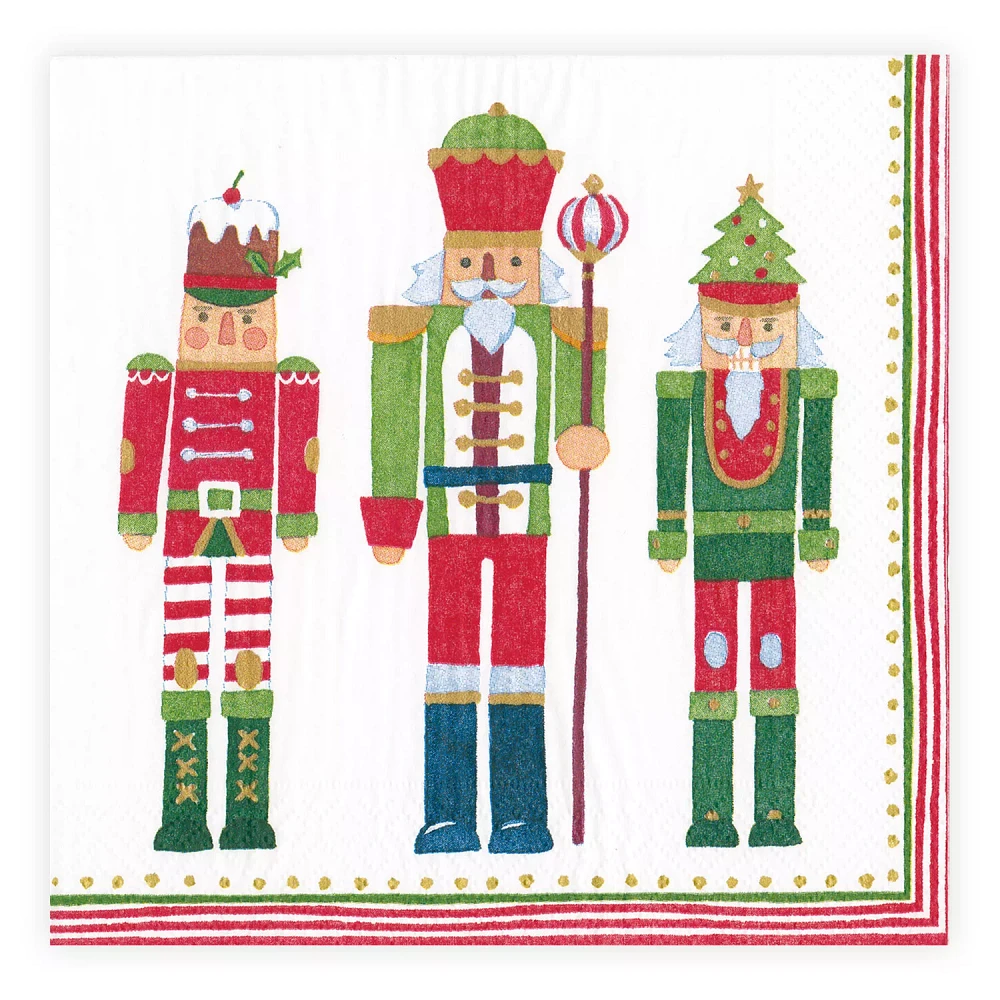 Nutcracker Cocktail Napkins, Set of 20