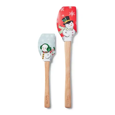 Sur La Table Mini Nutcracker Spatulas, Set of 2