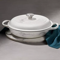 Le Creuset Signature Marble Braiser, 3.5 qt.