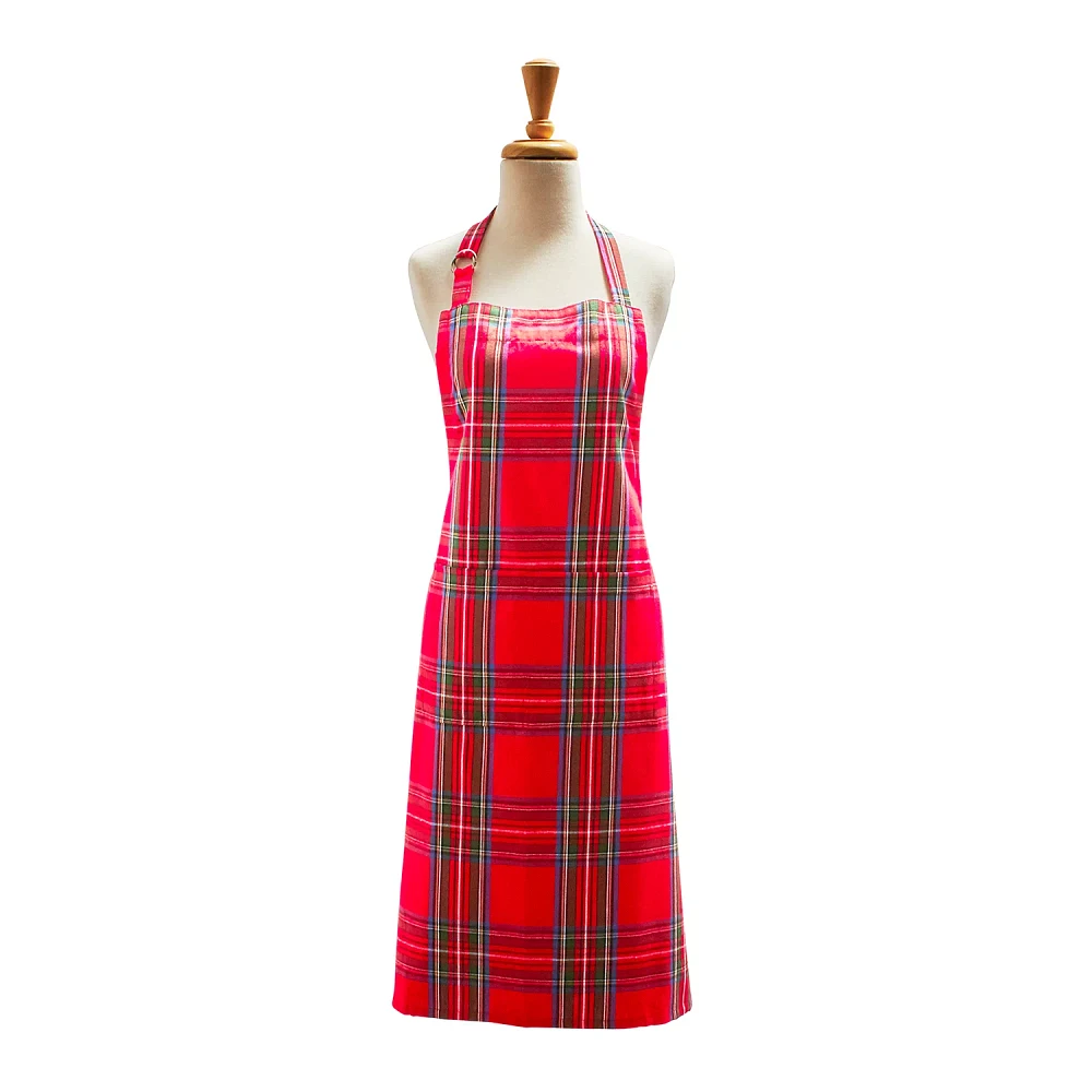 Sur La Table Christmas Plaid Aprons