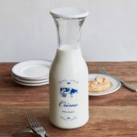 Sur La Table Glass Crème Carafe, 36 oz.