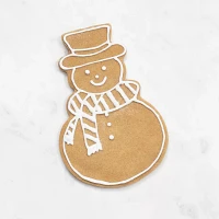 Sur La Table Copper-Plated Snowman Cookie Cutter with Handle