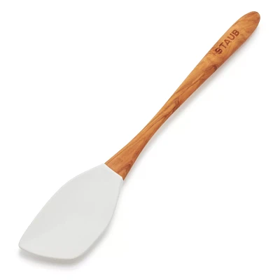 Staub Olivewood & Silicone Spoon Spatula