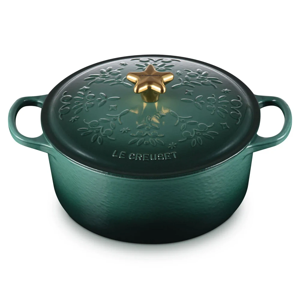 Le Creuset Noel Signature Dutch Oven with Star Knob, 4.5 qt.