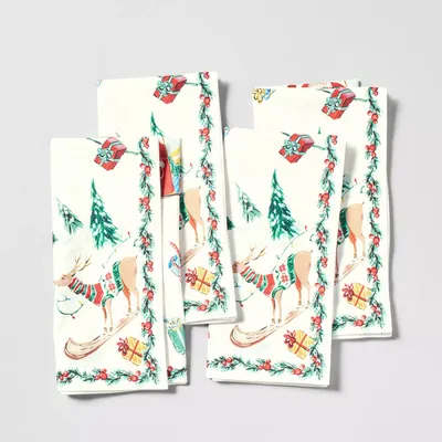 Sur La Table Snowflake Kitchen Towel & Potholder Set