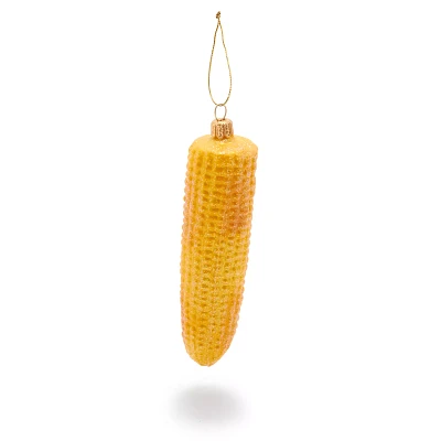 Sur La Table Corn Glass Ornament