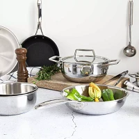 Cristel Castel’Pro 5-Ply Skillets, 8" and 9.5" Set