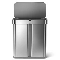 Simplehuman Voice & Motion Dual Compartment Sensor Can, 58 L