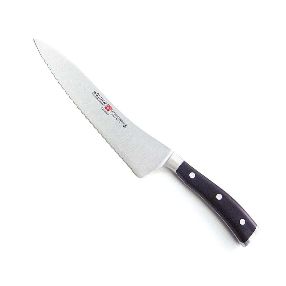 Wüsthof Classic Ikon Offset Deli Knife, 8"