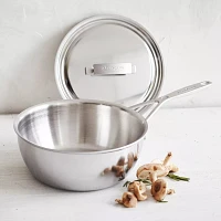 Demeyere Industry5 Stainless Steel Essential Pan, 3.5 Qt.