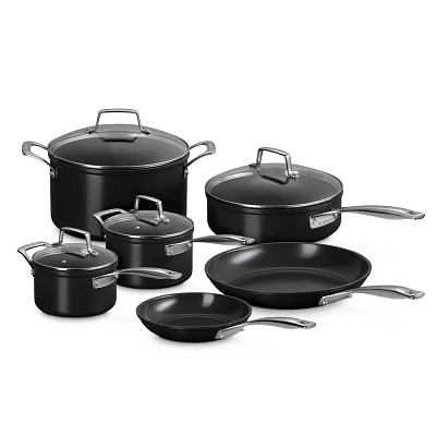 Le Creuset Essential Ceramic Nonstick -Piece Cookware Set