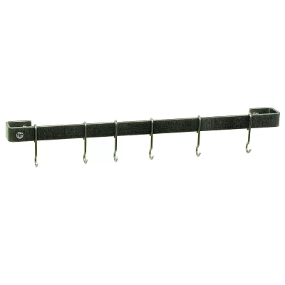 Enclume Hammered Steel Utensil Bar Wall Racks